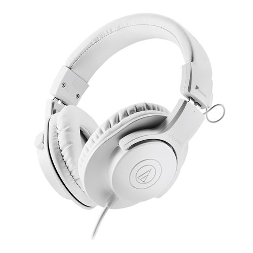 Audio-Technica ATH-M20xWH Professional Monitor Headphones - White
 Closed-Back Circumaural — vista 1