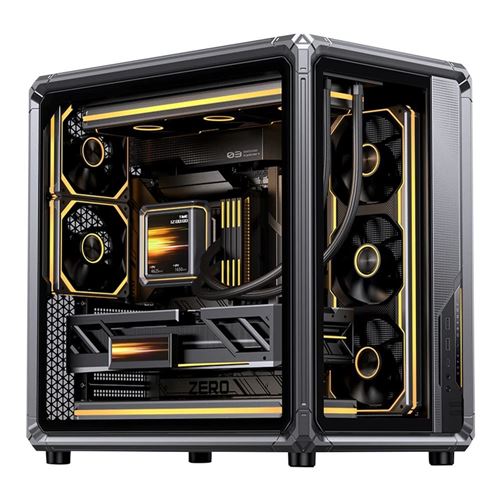 JONSBO X400 Tempered Glass ATX Mid-Tower Computer Case - Gray — vista 1