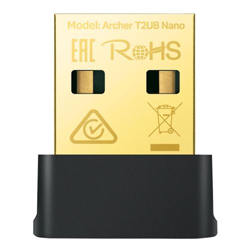 TP-LINK ARCHER T2UB NAN - 2-in-1 USB WiFi Bluetooth Nano Adapter AC600 — vista 1