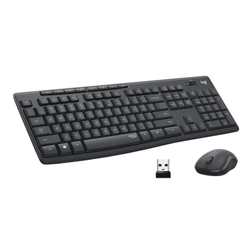 Logitech MK295 Silent Wireless Keyboard and Mouse Combo - Graphite — vista 1