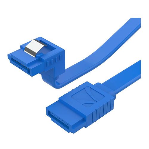 Sabrent SATA III (6 Gbit/s) Right Angle Data Cable with Locking Latch for HDD/SSD/CD and D — vista 1