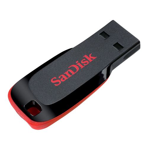 Sandisk 64GB Cruzer Blade SuperSpeed+ USB 2.0 Flash Drive - Black — vista 1