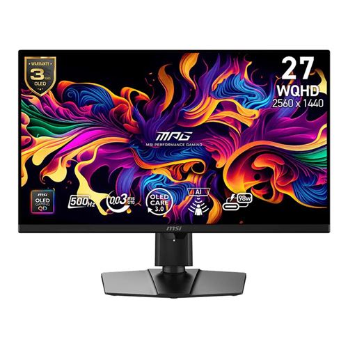 MSI MPG 271QR QD-OLED X50 26.5" 2K QHD (2560 x 1440) 500Hz Gaming Monitor
 NVIDIA G-Sync / — vista 1