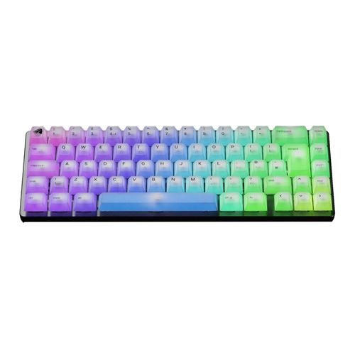 Glorious Polychroma V2 RGB Keycaps - Clear Shine — vista 1