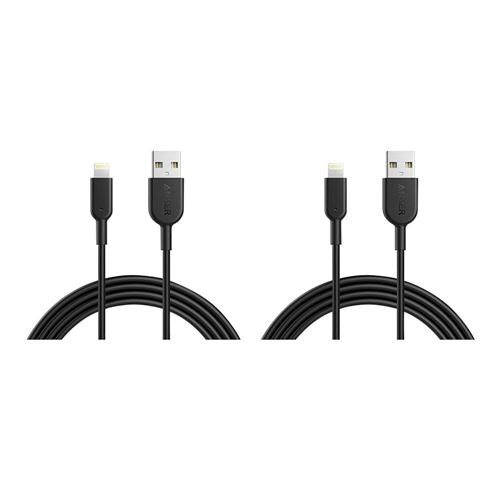 Anker Powerline II Lightning Cable - 6 ft. (Black) — vista 1