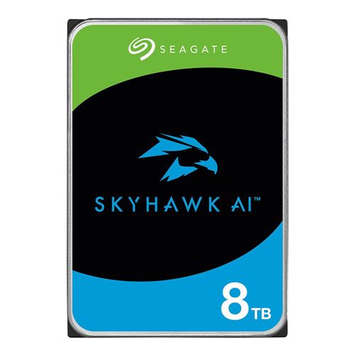 Seagate SkyHawk AI 8TB 7200 RPM SATA III 6Gb/s 3.5" Internal CMR Surveillance Hard Drive — vista 1