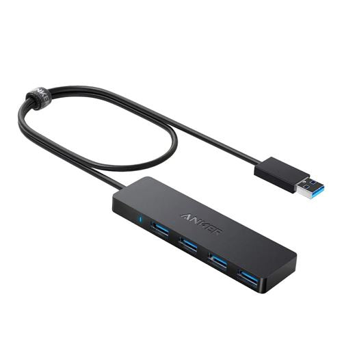 Anker 4-Port Ultra Slim USB 3.0 Data Hub - 1.3 feet — vista 1
