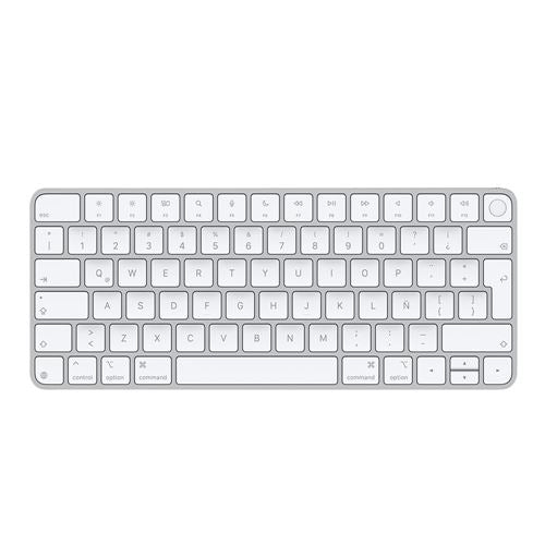 Apple Magic Keyboard with Touch ID for Mac models with Apple silicon - White (Spanish - La — vista 1