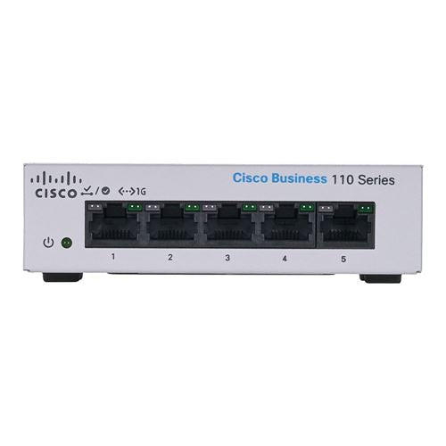 Cisco Business CBS110 5-port GE Unmanaged Desktop Ethernet Switch — vista 1