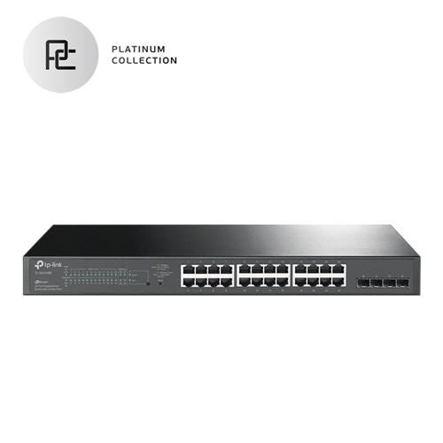 TP-LINK JetStream 28-Port Gigabit Smart Switch — vista 1