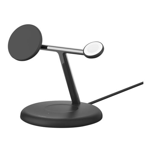 Belkin BoostCharge Pro 3-in-1 Magnetic Wireless Charging Stand Qi2 15W - Black — vista 1