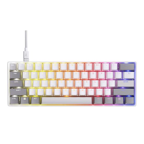 Corsair Clipper Pro Mini 60 HE Gaming Keyboard - White — vista 1