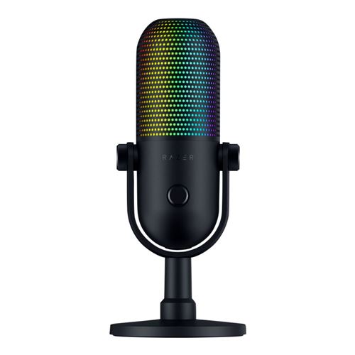 Razer Seiren V3 Chroma RGB USB Condenser Microphone - Black — vista 1