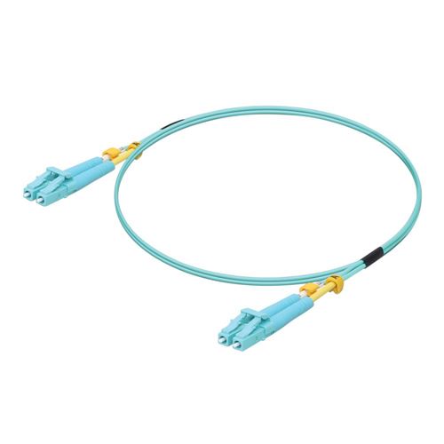 Ubiquiti 3.28 Ft. 10 Gbps OM3 Duplex LC Cable - Aqua — vista 1