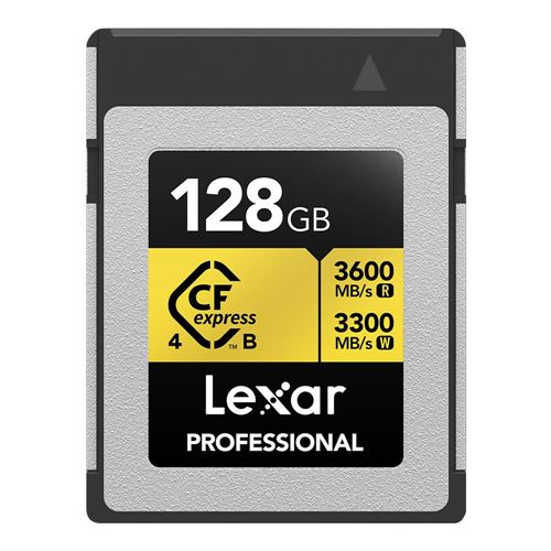 Lexar 128GB Professional GOLD Series CFexpress 4.0 Type B Memory Card GOLD Series — vista 1
