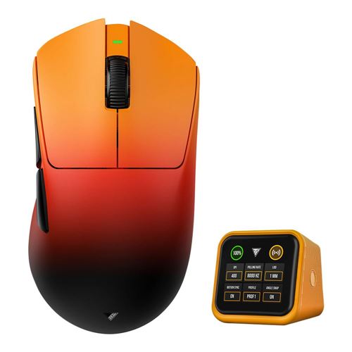 Teevolution Terra PRO 8K Wireless Gaming Mouse - Inferno Orange — vista 1