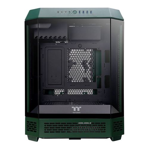 Thermaltake The Tower 600 Tempered Glass ATX Mid-Tower Computer Case - Green — vista 1