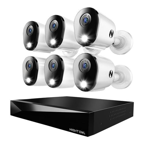 Night Owl FTD8-82-6L Ultra HD Security Kit
 12 Channel;  6 Cameras Included;  2TB Pre-Inst — vista 1