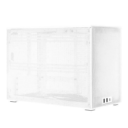 Lian Li Meshroom D Mini-ITX Mini Tower Computer Case - White — vista 1