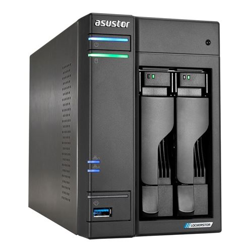 Asustor Lockerstor 2 Gen2 AS6702T v2 2-Bay Diskless NAS — vista 1