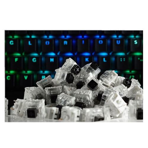Glorious Kailh Mechanical Keyboard Switches (Black) — vista 1