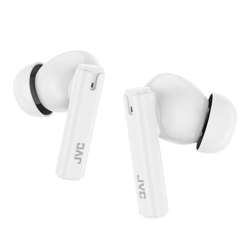 JVC HAB6TW True Wireless Bluetooth Earbuds - White — vista 1