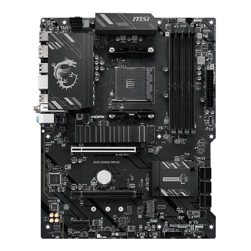 MSI B550 GAMING WIFI6E AMD AM4 ATX Motherboard — vista 1
