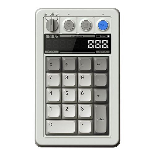 8Bitdo Retro 18 Mechanical Numpad - M Edition
 Supports Calculator Mode;  Bluetooth/2.4G/W — vista 1