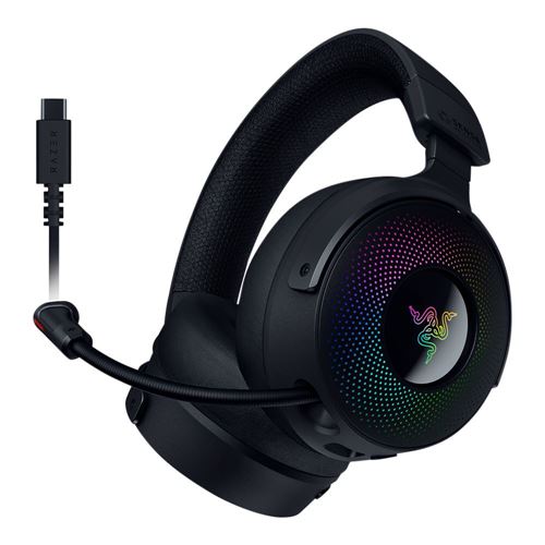 Razer Kraken V4 Pro
 OLED Control Hub;  Razer Sensa HD Haptics;  4 Modes of Connectivity - — vista 1