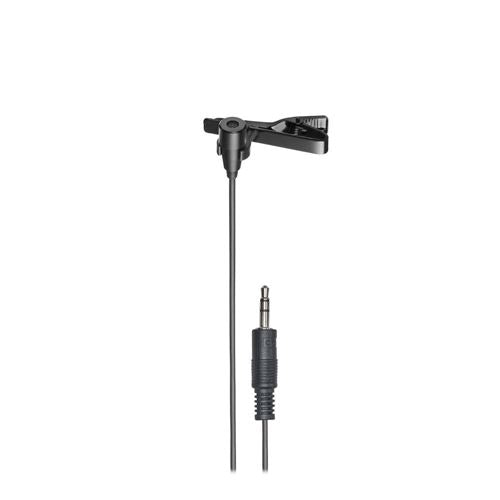 Audio-Technica ATR3350XiS Omnidirectional Condenser 3.5mm Lavalier Microphone - Black — vista 1
