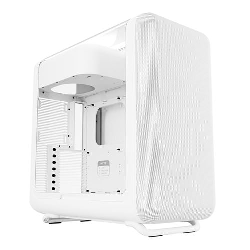 HYTE X50 Tempered Glass ATX Mid-Tower Computer Case - White — vista 1