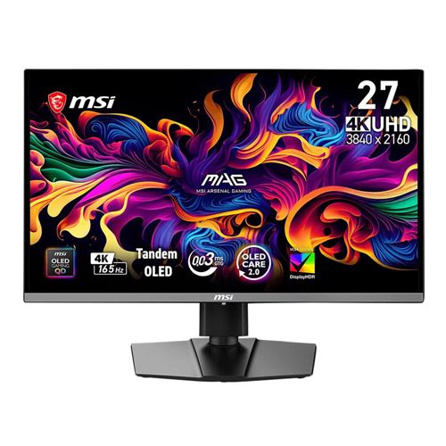 MSI MAG 272UP QD-OLED E16 26.5" 4K UHD (3840 x 2160) 165Hz Gaming Monitor
 NVIDIA G-Sync / — vista 1