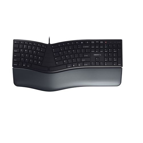 Cherry KC 4500 ERGO JK-4500EU-2 Wired Ergonomic Keyboard - Black — vista 1