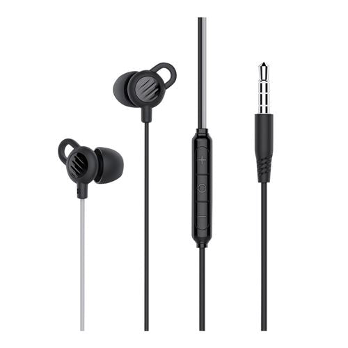 MEE Audio SleepTones 3.5mm Wired Sleeping Earbuds - Black — vista 1