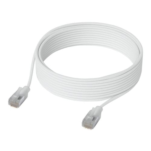 Ubiquiti 16.4 Ft. UniFi Premium Etherlighting Braided Patch Ethernet Cable - White — vista 1