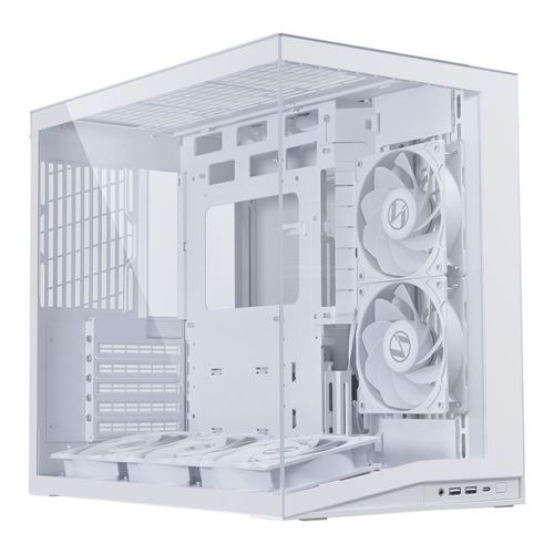Lian Li O11 DYNAMIC MINI V2 Flow Tempered Glass ATX Mid-Tower Computer Case - White — vista 1