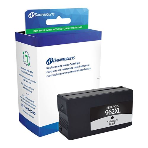 Dataproducts Remanufactured HP 962XL High Yield Black Ink Cartridge
 2000 page yield. (Mee — vista 1