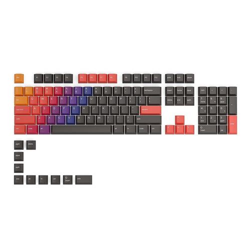 Glorious GPBT Celestial Fire Keycaps Orange & Red Gradient Design x 114 Set — vista 1