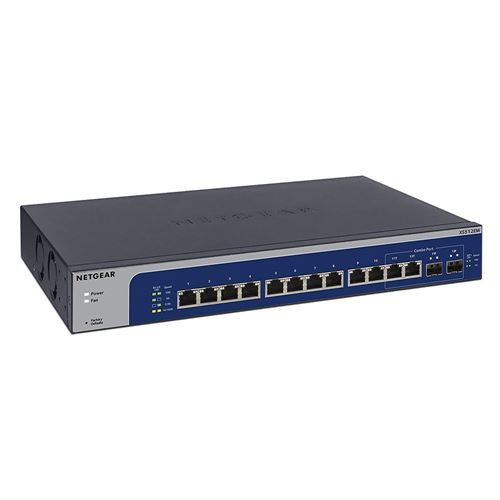 NETGEAR XS512EM-100NAS Multi-Gigabit Manageable Ethernet Rackmount Smart Plus Switch — vista 1