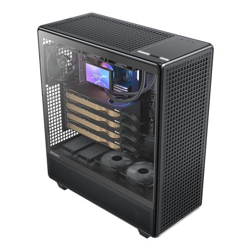 Antec 900 Tempered Glass eATX Full Tower Computer Case - Black — vista 1
