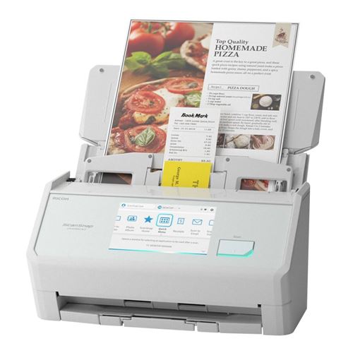 Ricoh ScanSnap iX2500 Touch Screen Scanner for PC and MAC (White) — vista 1