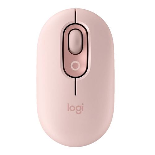 Logitech POP Wireless Mouse - Rose — vista 1