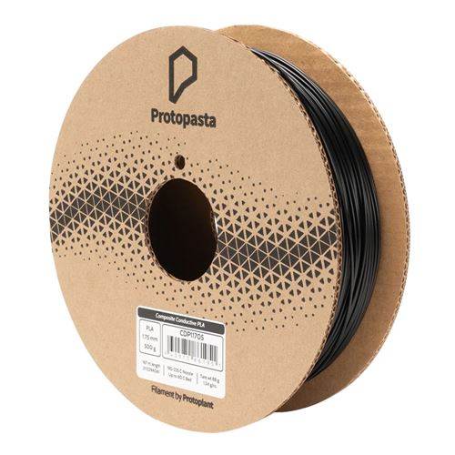 Proto-Pasta 1.75mm Electrically Conductive Carbon PLA Composite 3D Printer Filament - 0.5k — vista 1