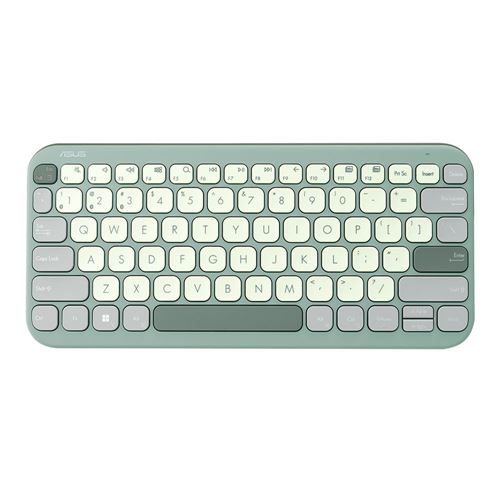 ASUS Marshmallow Keyboard KW100 - Green Tea — vista 1