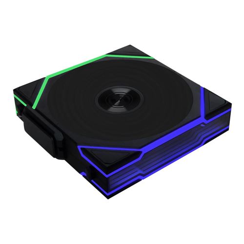 Lian Li UNI FAN TL FLEX 120mm Fluid Dynamic Case Fan - Black — vista 1
