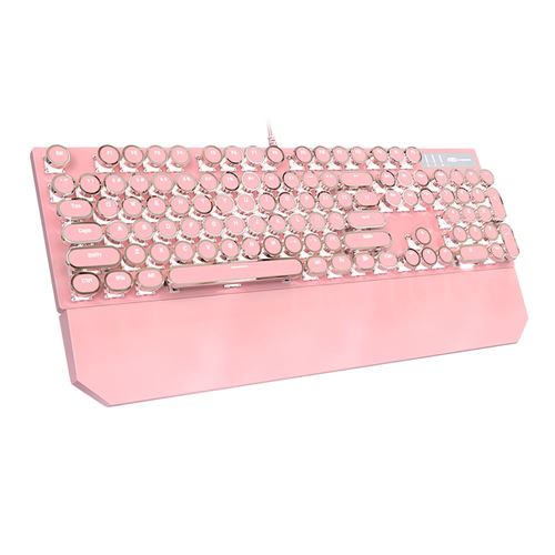 MageGee MK-STORM RGB Mechanical Gaming Keyboard - Pink — vista 1