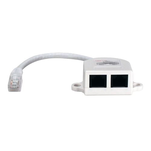 QVS CAT 5e Splitter 6 in. – Beige — vista 1