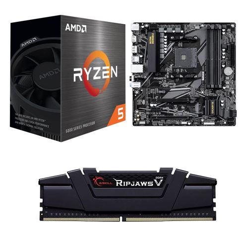 AMD Ryzen 5 5500, Gigabyte B550M DS3H AC R2 AM4, G.Skill Ripjaws V 16GB DDR4-3200, Compute — vista 1