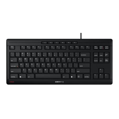 Cherry Stream Keyboard TKL Wired USB Keyboard TKL - Black — vista 1