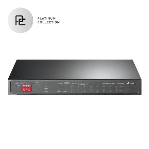 TP-LINK TL-SG1210MP 10-Port Gigabit Desktop Switch with 8-Port PoE+ — vista 1